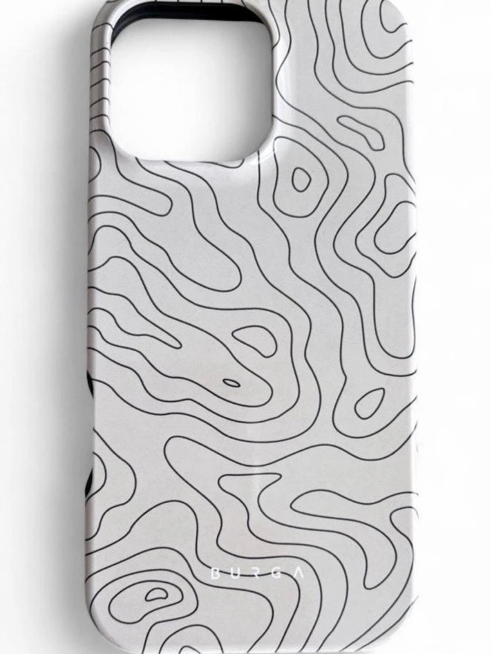 BURGA "Frozen Lake" Topographic iPhone 16 Pro Max Case
